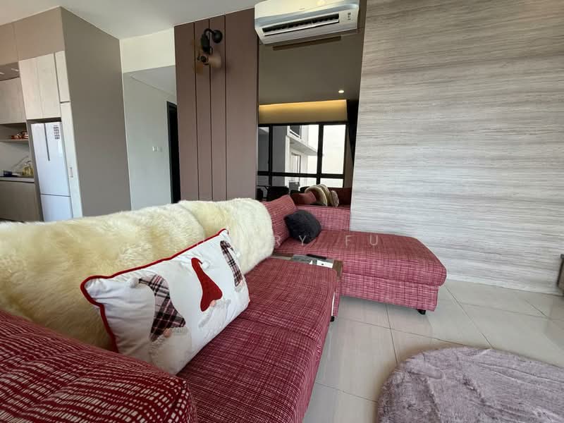 Condominium for Rent at One Cochrane Residence - Cherry Fu - Living Room - PropertyGuru.com.my