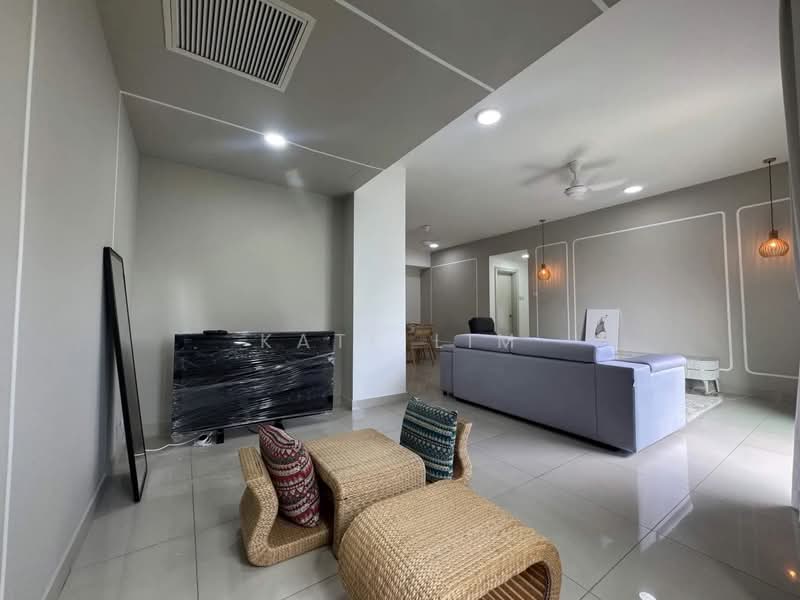 Servis Apartment untuk Dijual di Solaris Dutamas - Kate Lim - Living Room - PropertyGuru.com.my