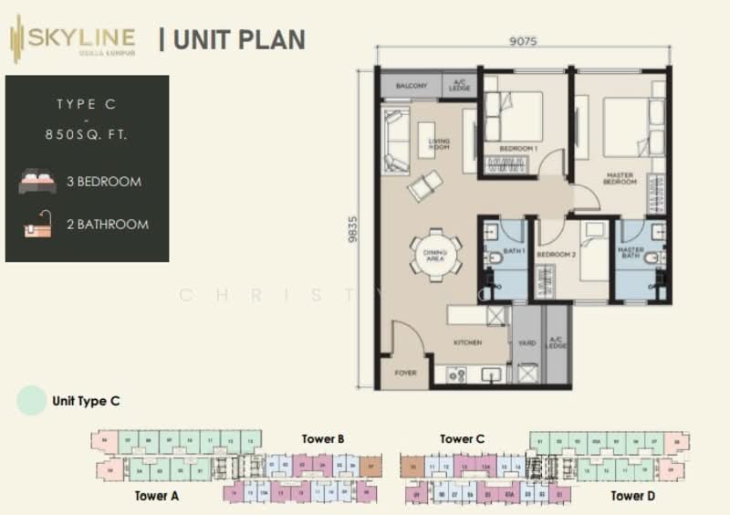 Condominium for Rent at Skyline KL - Christy Woo - PropertyGuru.com.my