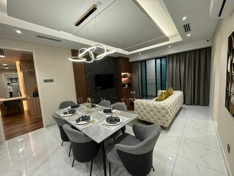 Service Residence for Sale at Times Square 2 - John Yong - Living Room - PropertyGuru.com.my