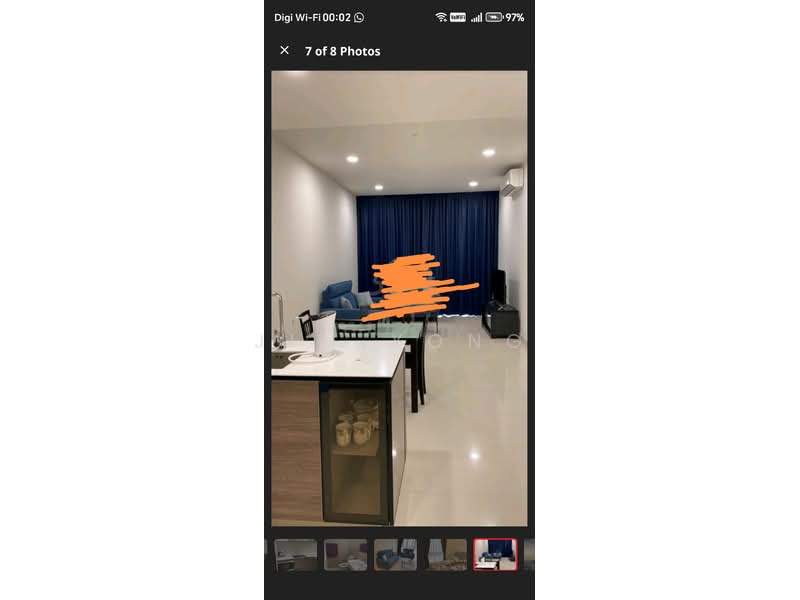 Service Residence for Sale at ViiA Residences - Jim Yong - Living Room - PropertyGuru.com.my