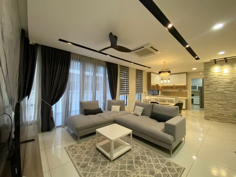 The Canal Garden South, Horizon Hills untuk Untuk Disewa - RM 8,500 /bulan, Mac 2026 - Living Room - PropertyGuru.com.my