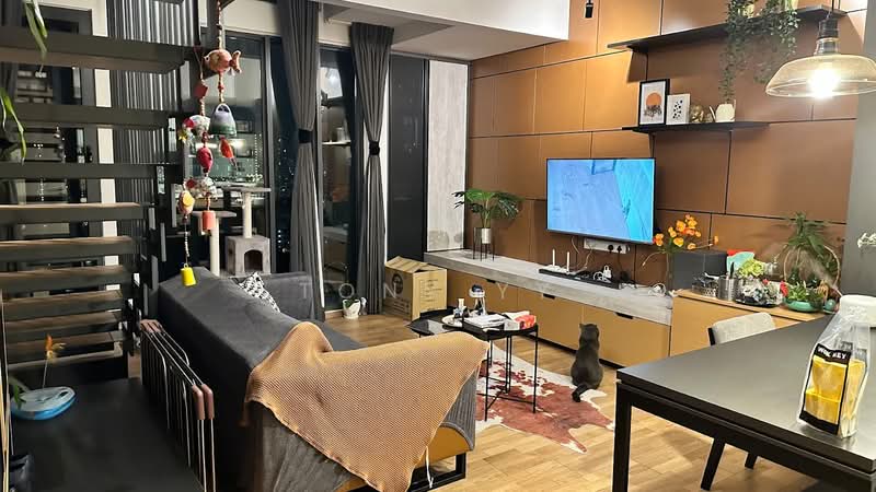 Condominium for Sale at Twy Duplex Condos - Tony YY - Living Room - PropertyGuru.com.my