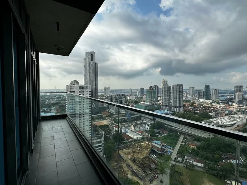 Service Residence for Rent at Setia Sky 88 - Karl Lim - Balcony - PropertyGuru.com.my