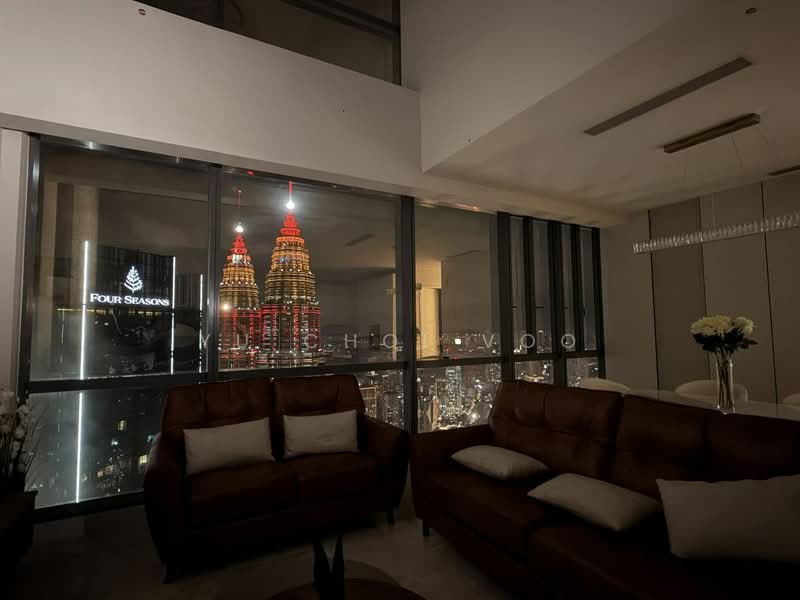 Service Residence for Rent at SO Sofitel Kuala Lumpur Residences - Yu Choi Voo - Living Room - PropertyGuru.com.my