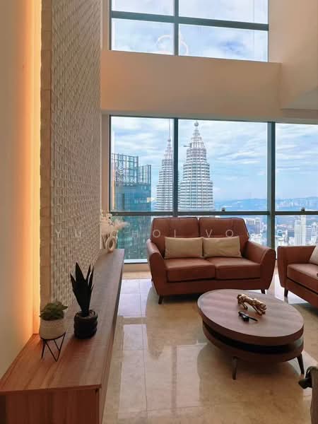 Service Residence for Rent at SO Sofitel Kuala Lumpur Residences - Yu Choi Voo - Living Room - PropertyGuru.com.my