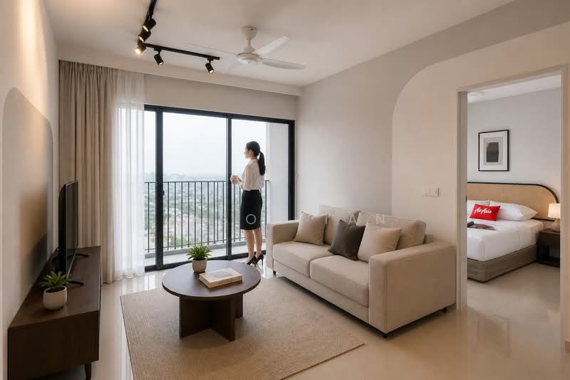Service Residence for Rent at Hana @ Eco Ardence - Jason Tan - Living Room - PropertyGuru.com.my