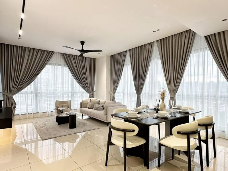 Condominium for Sale at Ren Residences - Eugene Seet - Living Room - PropertyGuru.com.my