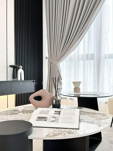 Condominium for Sale at Ren Residences - Eugene Seet - Living Room - PropertyGuru.com.my