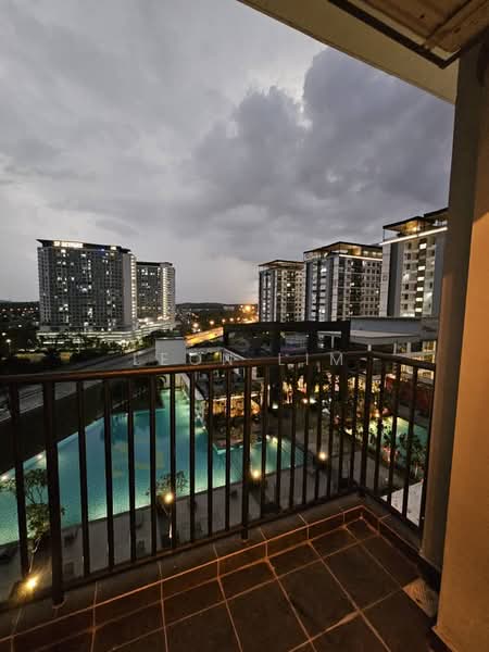 Service Residence for Rent at BSP 21 - Leon Lim - Balcony - PropertyGuru.com.my