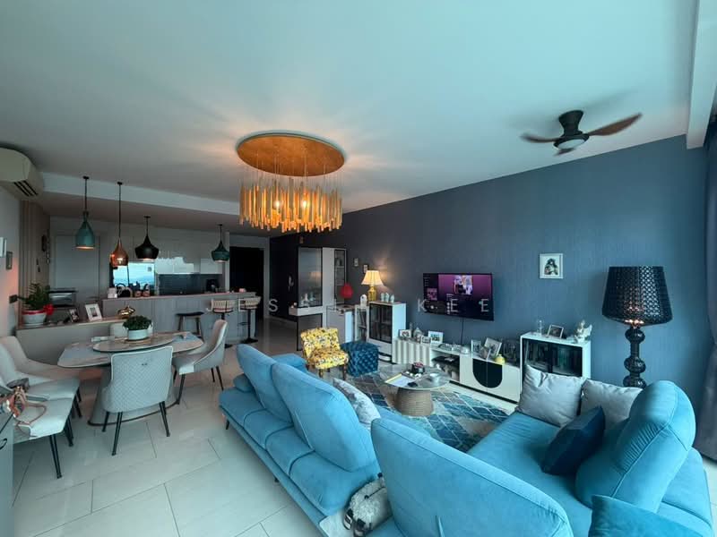 Condominium for Sale at One Central Park - Jessie Kee - Living Room - PropertyGuru.com.my