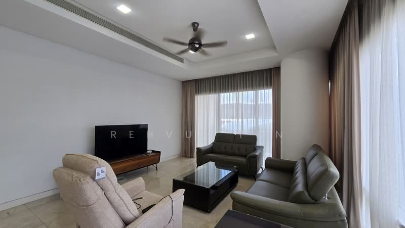Service Residence for Rent at Pavilion Residences - Rehvus Tan - Living Room - PropertyGuru.com.my