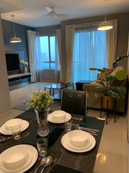 Service Residence for Rent at Solaris Dutamas - Moon Chan - Living Room - PropertyGuru.com.my