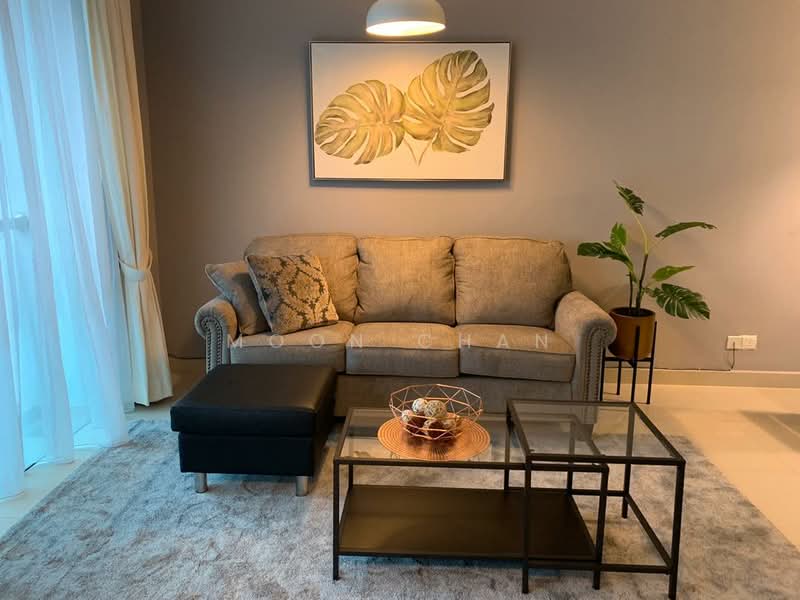Service Residence for Rent at Solaris Dutamas - Moon Chan - Living Room - PropertyGuru.com.my