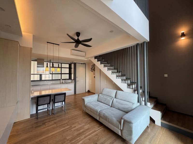 Condominium for Sale at Twy Duplex Condos - Kate Lim - Living Room - PropertyGuru.com.my