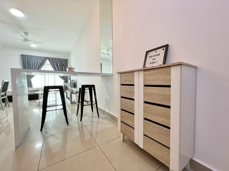 Service Residence for Sale at D'Secret Garden (Pangsapuri Kempas Indah) - Elvis Ku - Living Room - PropertyGuru.com.my