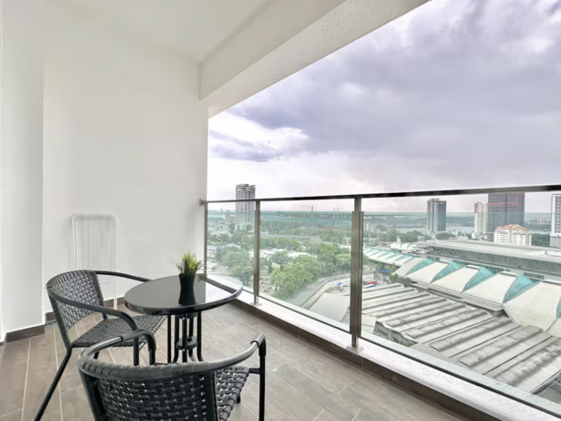 TriTower Residence @ Johor Bahru Sentral untuk Untuk Dijual - RM 1,500,000, Mac 2026 - Balcony - PropertyGuru.com.my