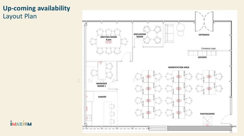 For Rent ⭐IMAZIUM⭐Grade A Office⭐ 100% Occupied⭐ Super Rare⭐uptown office for rent