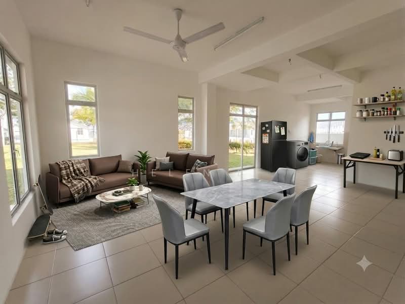 Rumah Berkembar untuk Disewa di Scientex Bandar Jasin (Jasin) - Helen BF - Living Room - PropertyGuru.com.my