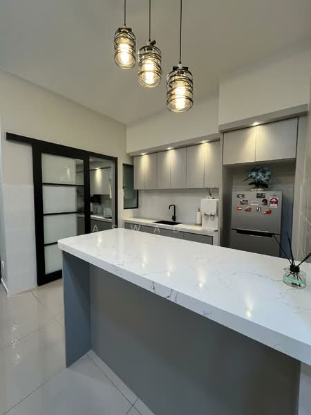 2-storey Terraced House for Sale in Taman La Casa (Lunas) - Aswad . - Kitchen - PropertyGuru.com.my