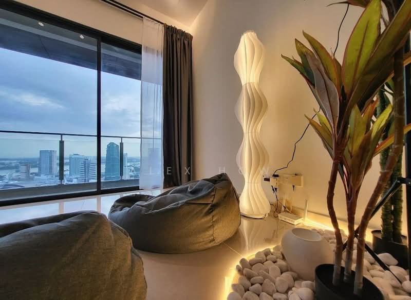 Condominium for Rent at SKS Pavillion Residences - Alex How - Living Room - PropertyGuru.com.my