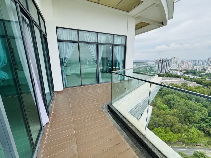 Condominium for Rent at Cristal Serin Residence - Fuad Ali - Balcony - PropertyGuru.com.my