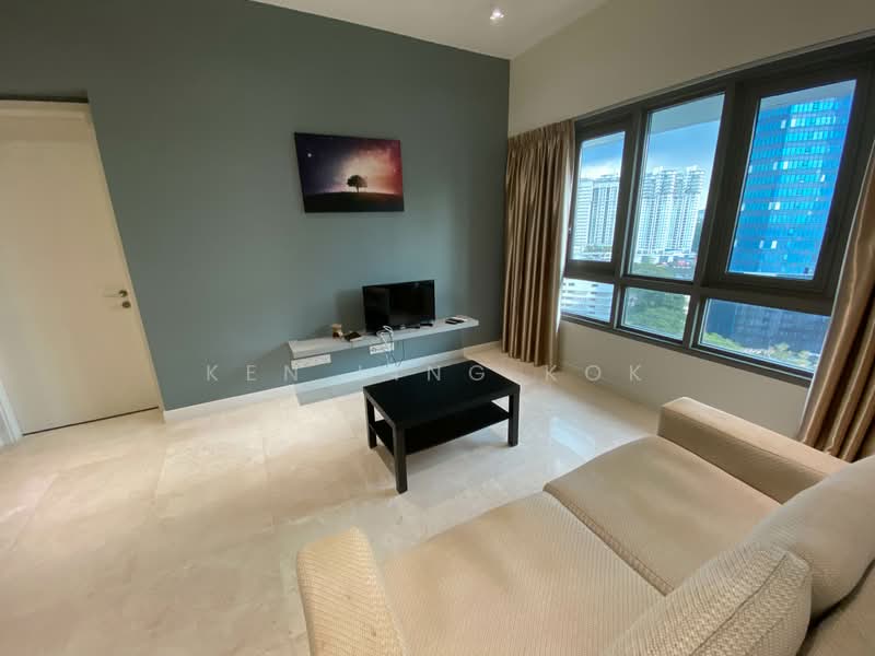 Service Residence for Sale at The Sentral Residences - Ken Ling Kok - Living Room - PropertyGuru.com.my