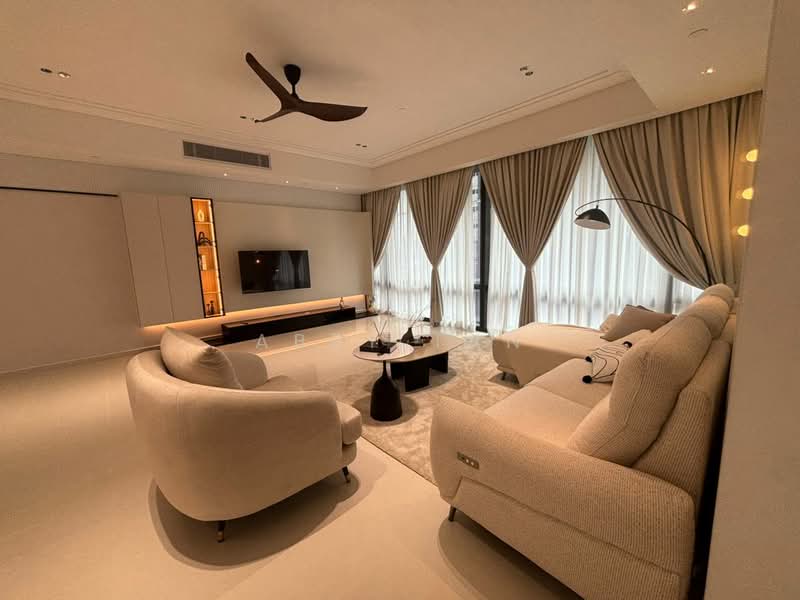 Service Residence for Sale at Crown Residences @ Pavilion Damansara Heights - Abby Tan - Living Room - PropertyGuru.com.my