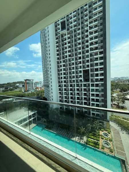 Service Residence for Rent at Cybersquare - June Tan - Balcony - PropertyGuru.com.my
