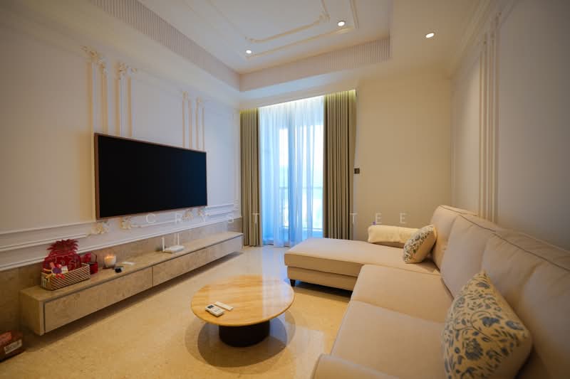 Service Residence for Rent at Marriott Residence @ Gurney - Crystal Tee - Living Room - PropertyGuru.com.my