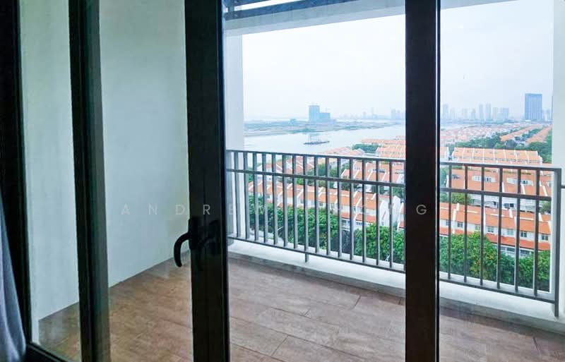 Service Residence for Rent at Straits Residences - Andrew Chong - Balcony - PropertyGuru.com.my