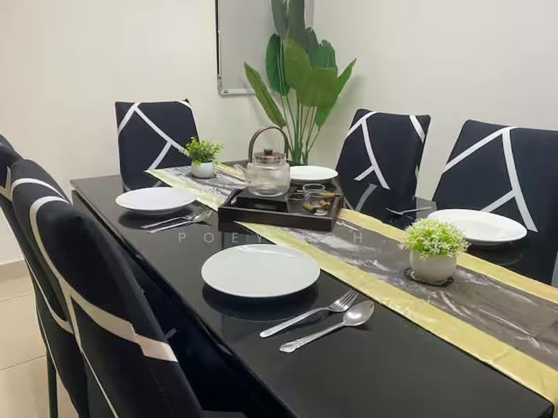 Service Residence for Rent at Pinnacle Tower - Poey Loh - Dining Room - PropertyGuru.com.my