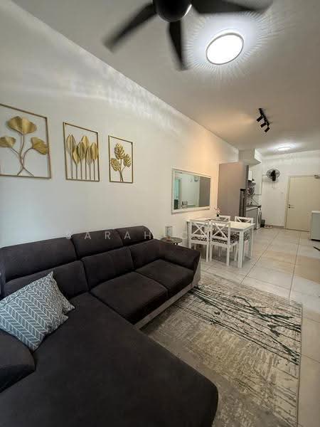 Kediaman Servis untuk Disewa di Residensi Rimbun @ Canopy Hills - Sarah Chee - Living Room - PropertyGuru.com.my