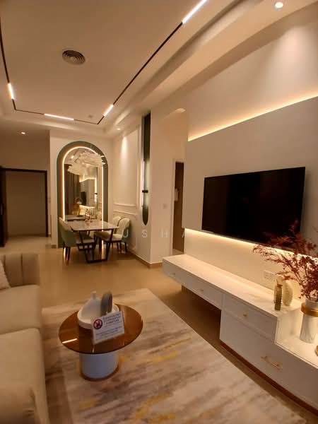 Service Residence for Sale at Permas Heights - Usha - Living Room - PropertyGuru.com.my