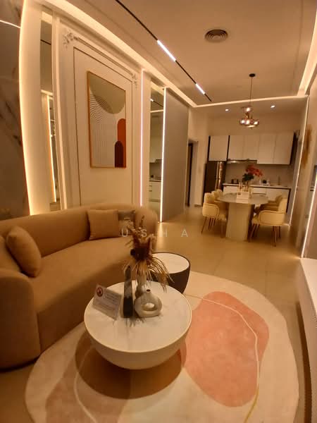 Service Residence for Sale at Permas Heights - Usha - Living Room - PropertyGuru.com.my