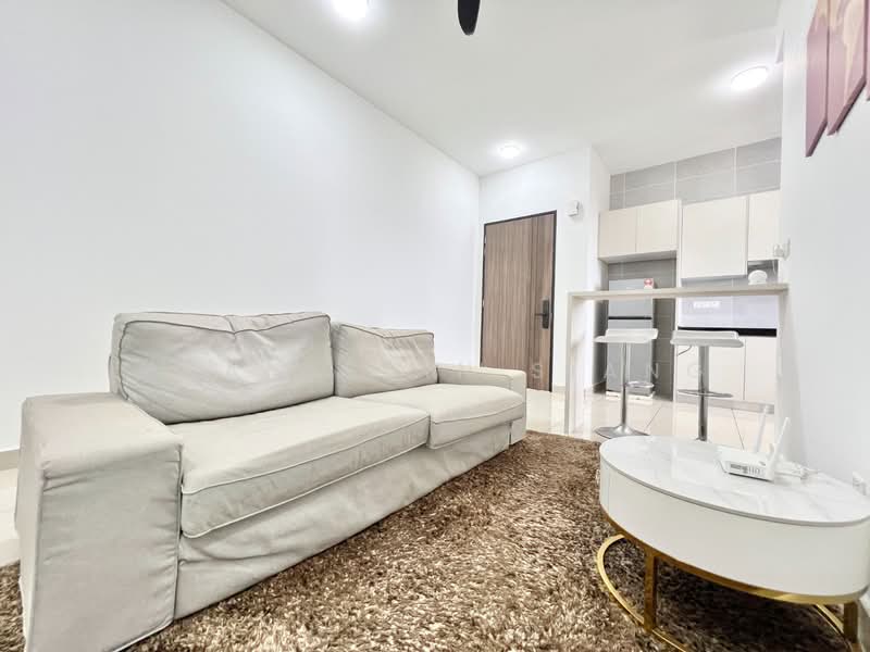 Service Residence for Sale at Twin Tower Residence - Huan Chin Siang - Living Room - PropertyGuru.com.my