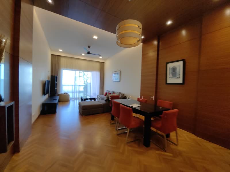 Straits Quay (The Suites at Waterside) untuk Untuk Disewa - RM 5,800 /bulan, Mac 2026 - Living Room - PropertyGuru.com.my