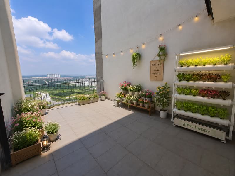 Service Residence for Rent at Tamarind Suites - Sa'a Nordin - Balcony - PropertyGuru.com.my