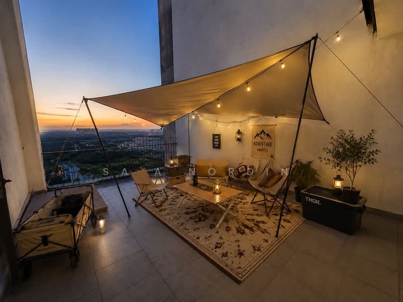 Service Residence for Rent at Tamarind Suites - Sa'a Nordin - Balcony - PropertyGuru.com.my