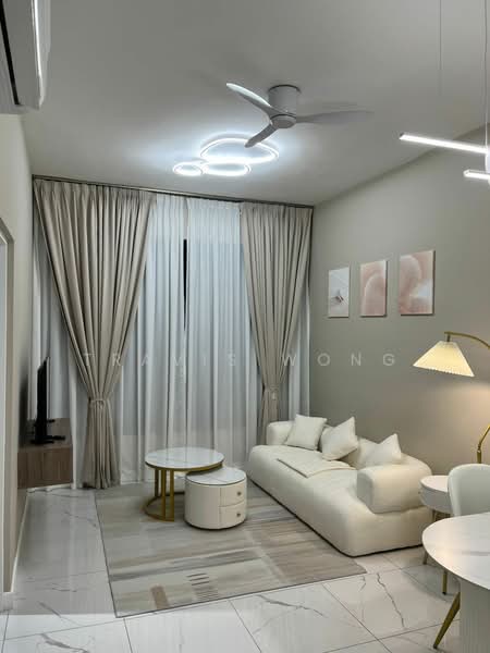 Service Residence for Rent at Cubic Botanical - Travis Wong - Living Room - PropertyGuru.com.my