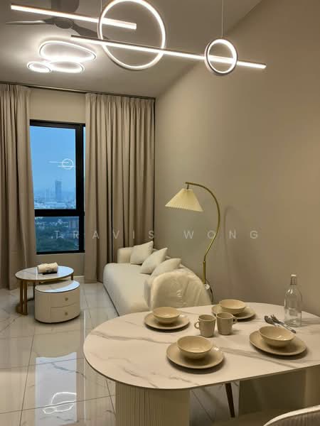 Service Residence for Rent at Cubic Botanical - Travis Wong - Living Room - PropertyGuru.com.my