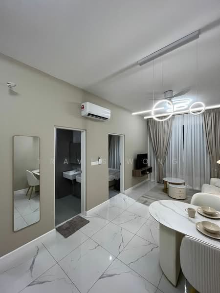 Service Residence for Rent at Cubic Botanical - Travis Wong - Living Room - PropertyGuru.com.my