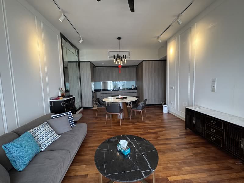 Service Residence for Sale at Straits Residences - Huck Cheng Yeoh - Living Room - PropertyGuru.com.my