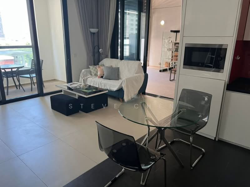 Service Residence for Sale at Arcoris Residences - Steve Chen - Living Room - PropertyGuru.com.my