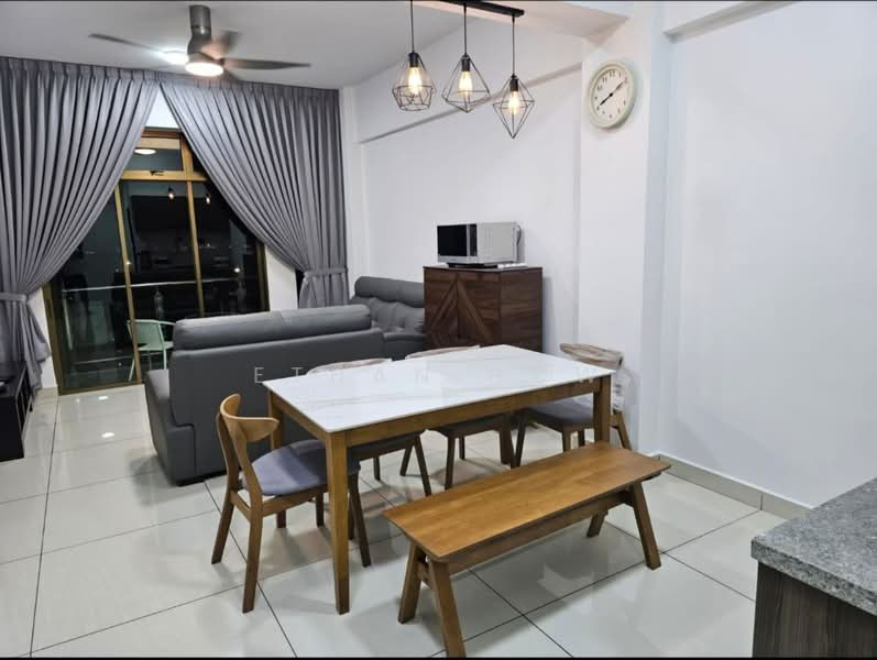 Service Residence for Rent at D'Inspire Residence (Inspira Bestari) - Ethan How - Living Room - PropertyGuru.com.my