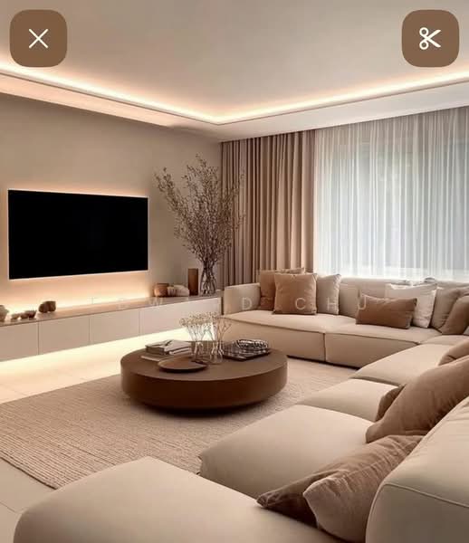 Service Residence for Rent at Aera Residence - Edward Chu - Living Room - PropertyGuru.com.my