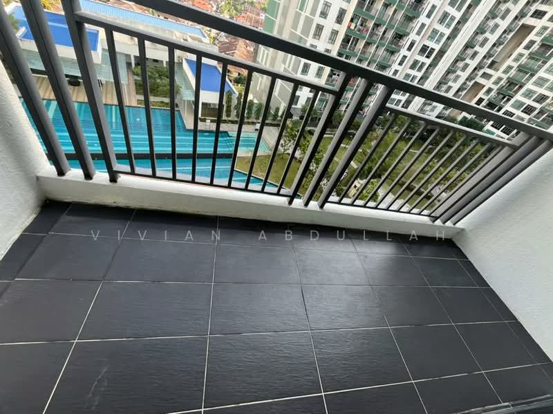 Service Residence for Rent at 8Scape Residence @ Sutera - Vivian Abdullah - Balcony - PropertyGuru.com.my