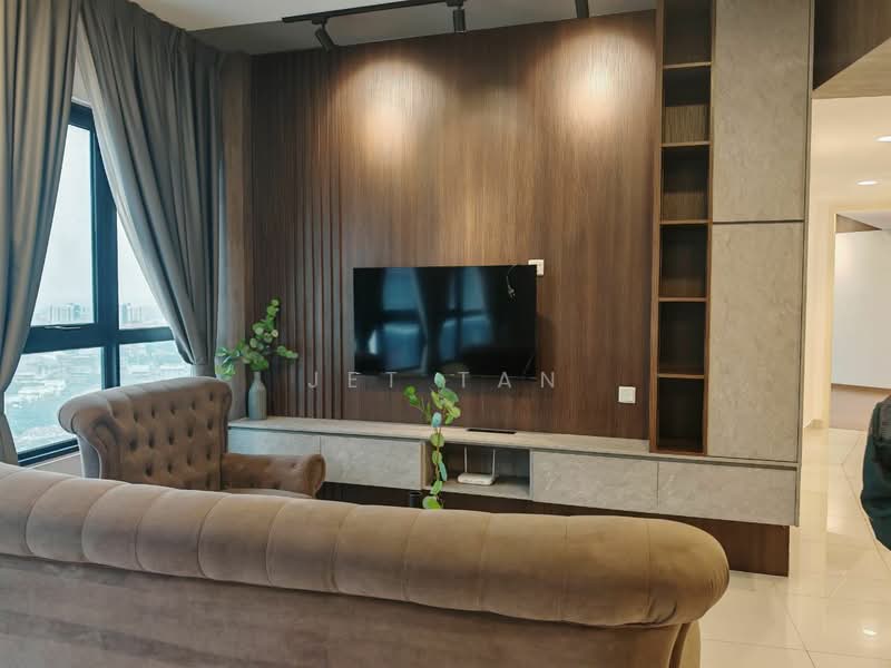 Service Residence for Sale at Paisley @ Tropicana Metropark - Jet Tan - Living Room - PropertyGuru.com.my