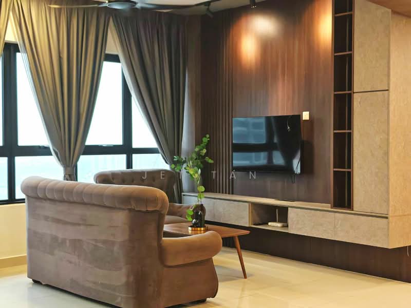 Service Residence for Sale at Paisley @ Tropicana Metropark - Jet Tan - Living Room - PropertyGuru.com.my