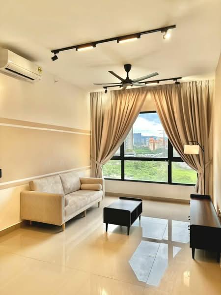 Service Residence for Rent at Residensi Ava @ Kiara Bay - Harper Tan - Living Room - PropertyGuru.com.my